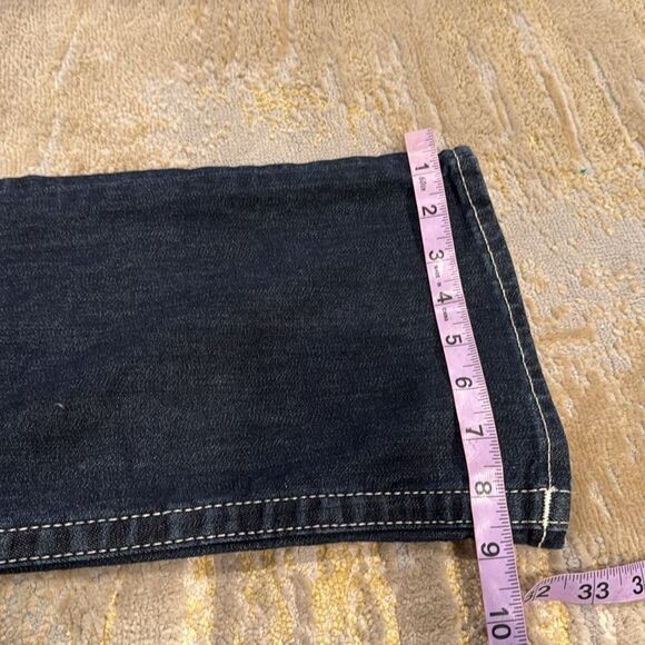 True religion boot cut jeans flap pocket bling buttons size 29 dark wash In EUC - Picture 11 of 11